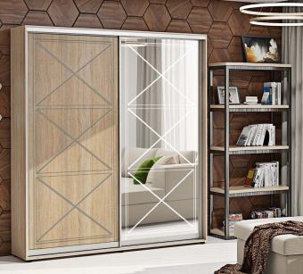 Шкаф купе Макси 2Д 1,6м Комфорт Мебель foto 3