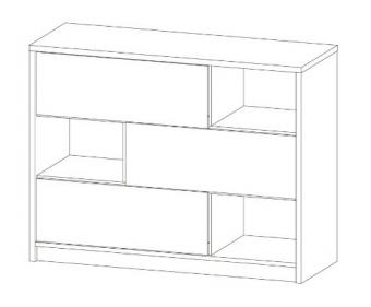 Комод 1100 3Ш Айго foto 2